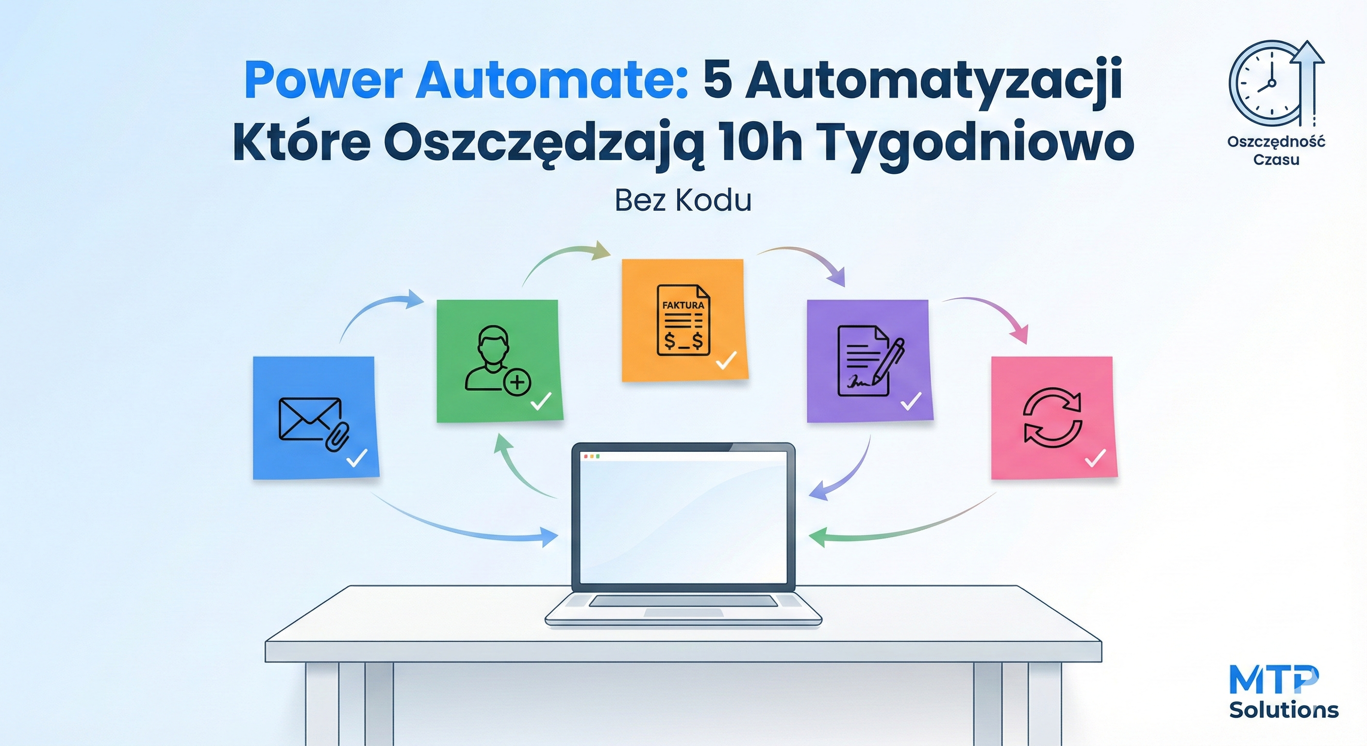 Power Automate - 5 automatyzacji oszczędzających 10 godzin tygodniowo bez kodu