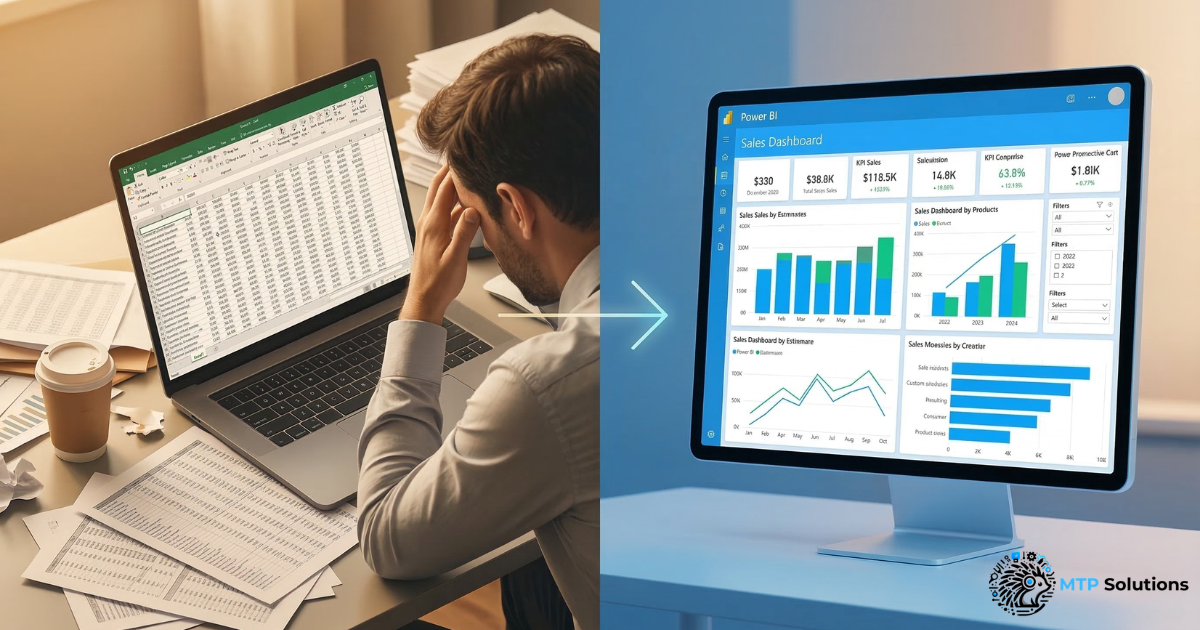 Power BI: Dashboard Sprzedaży w 1 Godzinę — od Excela do interaktywnego raportu