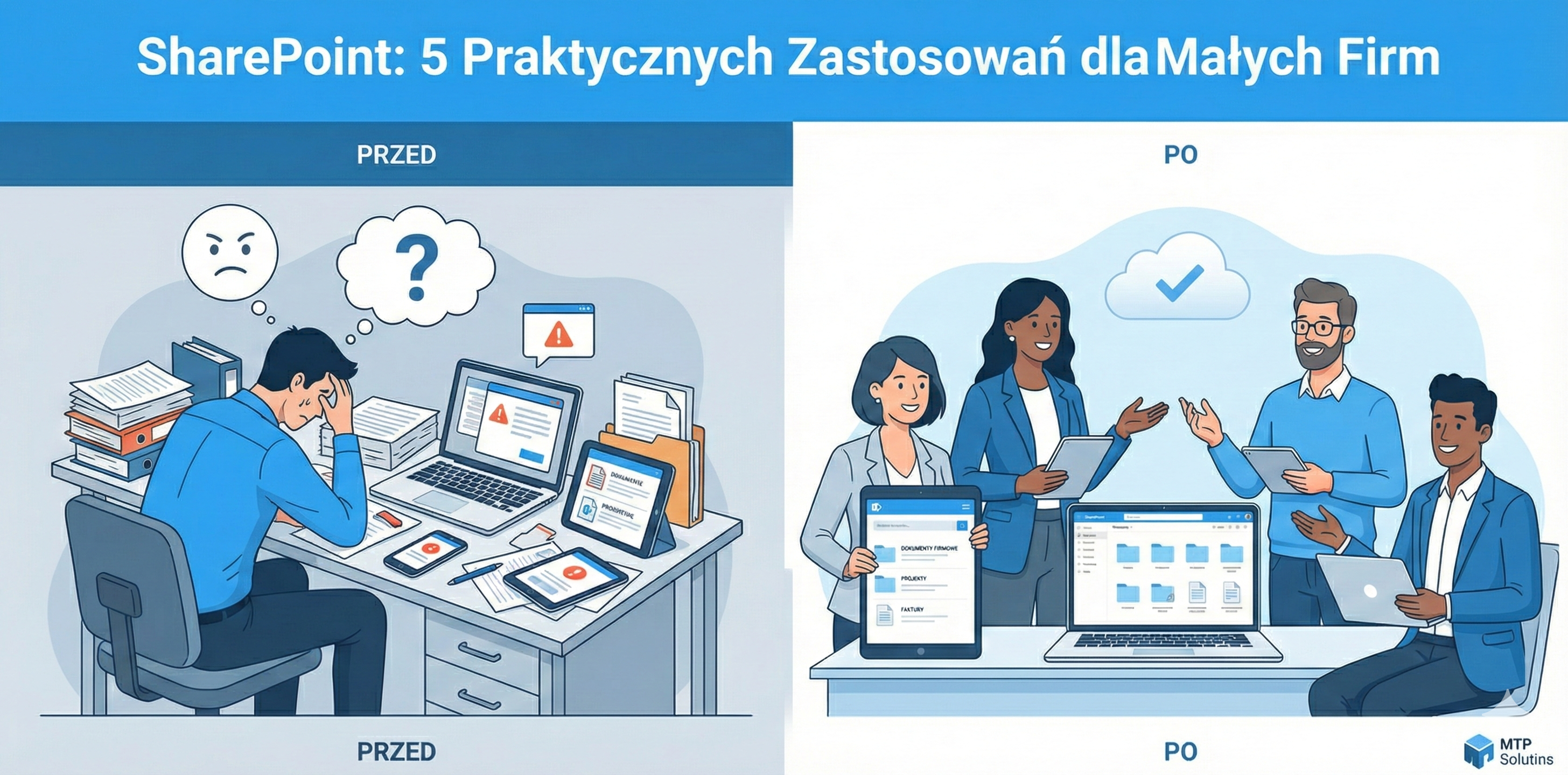 SharePoint dla małych firm - 5 praktycznych zastosowań